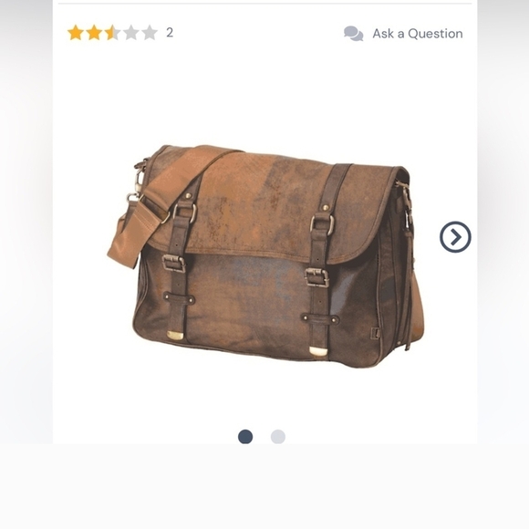 OiOi Australia Other - OiOi Australia Distressed Brown Leather Messenger Bag